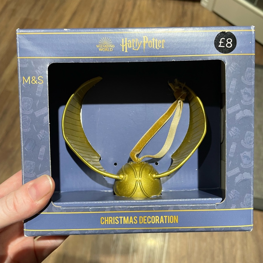 Harry Potter Golden Snitch Ornament